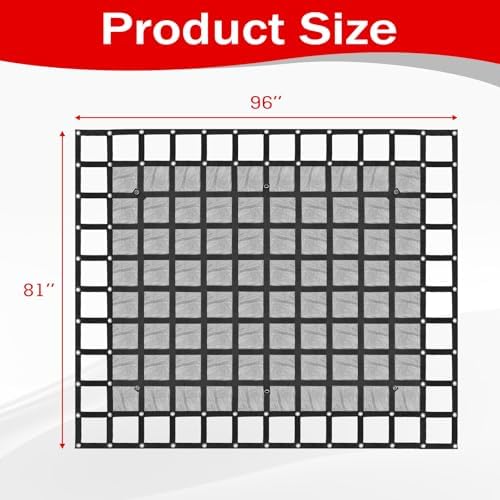 Heavy Duty 81" x 96" Truck Bed Cargo Net - Image 3