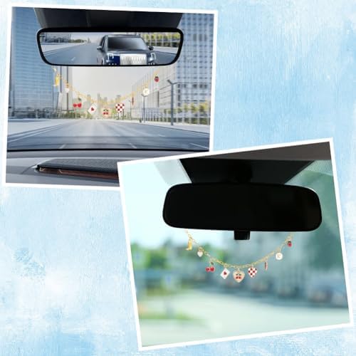 Rearview Mirror Charm for Car Aluminum Chain - Image 7