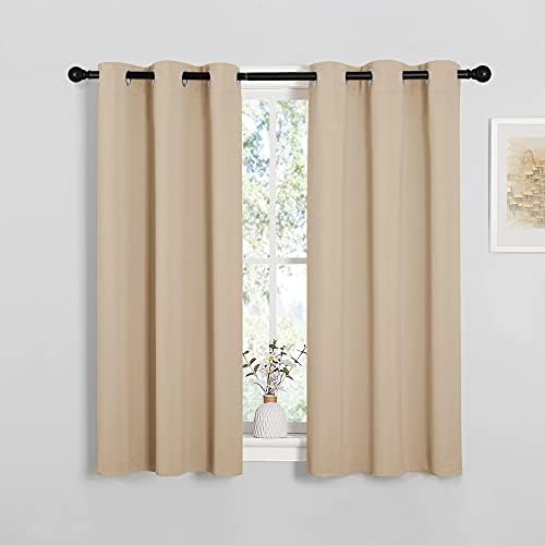 NICETOWN Biscotti Beige Blackout Curtains - Image 2
