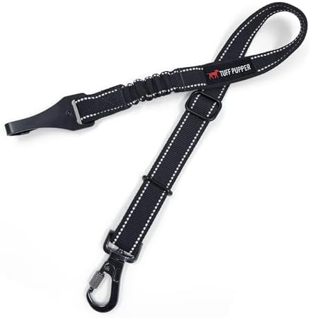 Tuff Pupper Dog Car Safety Belt | Adjustable 16–26" Latch Hook Seatbelt by TuffPupper