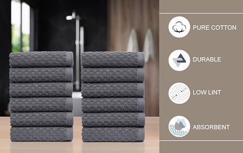 COTTON CRAFT Euro Spa Waffle Wash Cloth - Image 4