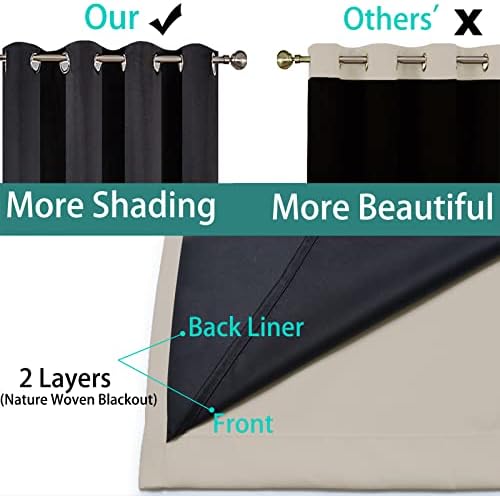 Yakamok Natural Blackout Curtains 72 Inches Long - Image 5