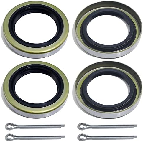 4pcs Trailer Hub Wheel Grease Seals Kit 1.719'' I.D x 2.565'' O.D by GREPSPUD