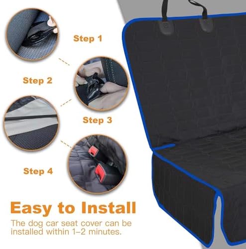 Reliadura Back Seat Cover for Dogs, Washable Bench Seat Covers for Trucks - Image 5