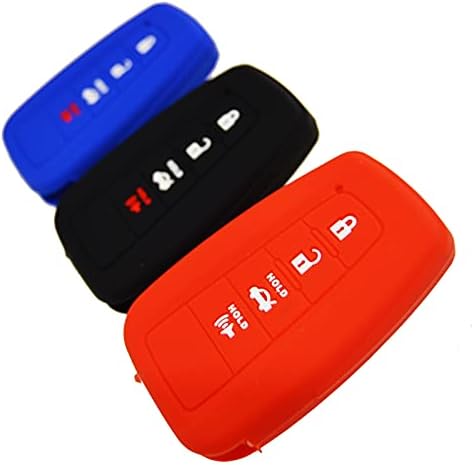 Silicone Remote Key Fob Cover for Toyota Camry 2018-2024 XLE XSE LE SE Corolla by Zorratin