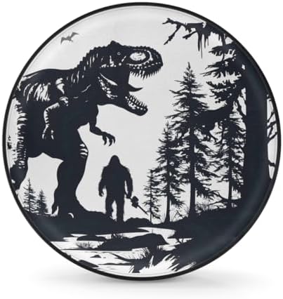 Rv Spare Tire Cover Wheel Bigfoot Dinosaur Mountain Tire Covers Wheel by FengQuGou
