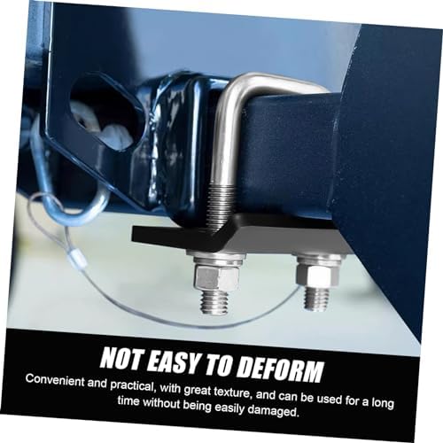 Trailer Hitch Tightener Clamp Iron Anti Rattle Stabilizer Black - Image 5