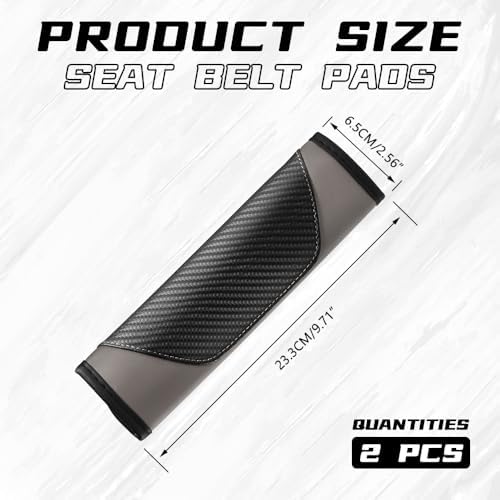 2PCS Car Seat Belt Cover Pads, Seatbelt Shoulder Cushion - Image 2