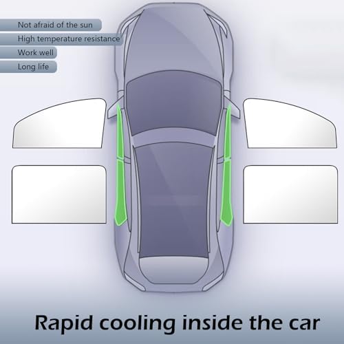 Opuwei Car Side Window Sun Shade, Universal Sun Protection Curtain - Image 5