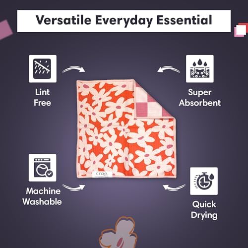 Reversible Microfiber Washcloths, Waffle Weave Dish Cloths - Image 3