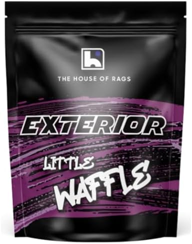 Little Waffle Microfiber Glass Towel 5 Pack – 16x16in 450 GSM Korean Waffle - Image 2
