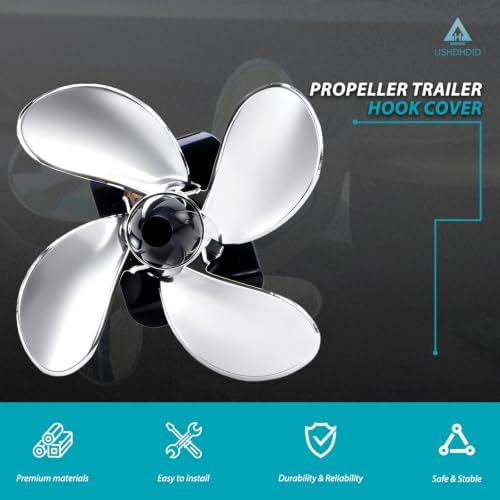 Tow Hitch Cover 77009 with Spinning Propeller - Image 4