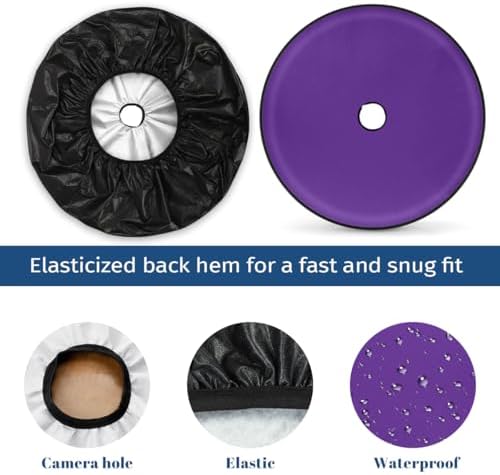 Spare Tire Cover with Backup Camera Hole Fit - Image 3