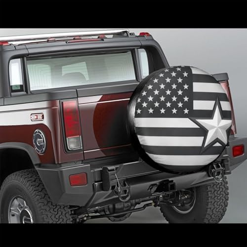 Spare Tire Cover，American USA Flag Camper Spare Tire Cover Waterproof Sun - Image 3