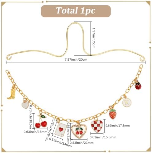 Rearview Mirror Charm for Car Aluminum Chain - Image 2