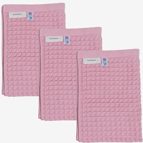 Luxury Organic Japanese Cotton Waffle Bath Towel | Thick, Quick Dry Bathroom by KOSMU