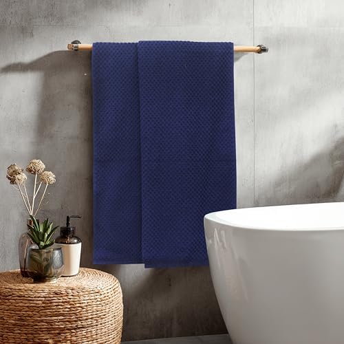 COTTON CRAFT Euro Spa Waffle Weave Bath Sheets - Image 4