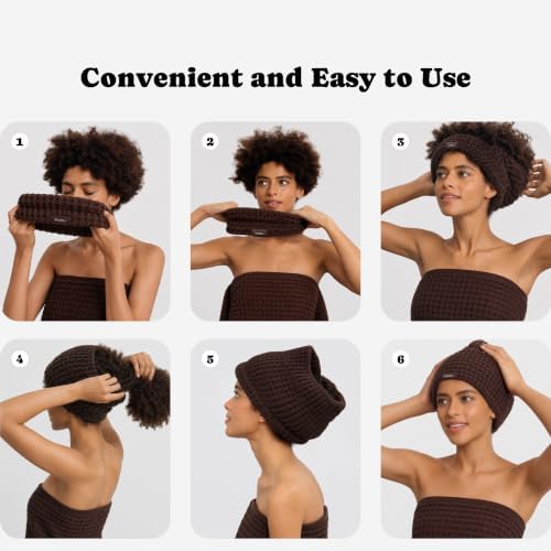 Luxury Organic Japanese Cotton Waffle Spa Headband - Image 4