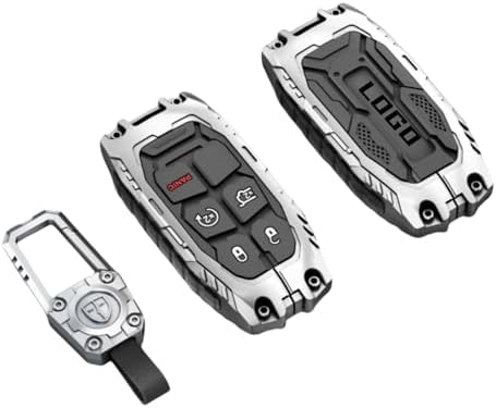 Heavy Zinc Alloy Key fob Cover, Key Case, Accessories Compatible by DEGEMEEN
