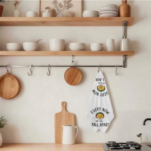 Funny Taco Kitchen Towels, Every Now and Then I Fall Apart - Image 3