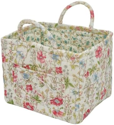 Car Storage Basket for Back Seat, Aesthetic Fabric Storage Basket for Clothes by Unknown