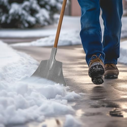 Snow Shovel Serrated Ice Scraper Steel Grey 1 X Snow Shovel - Image 6