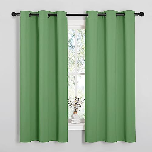 NICETOWN Room Darkening Curtains, 42 x 63-inch, Forest Green by NICETOWN