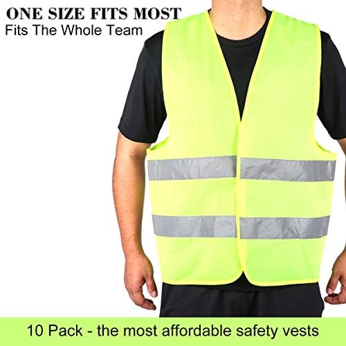 DUSKCOVE 20 Pack High Visibility Safety Vest - Image 3