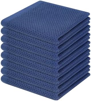 Homaxy 100% Cotton Waffle Weave Kitchen Dish Cloths 8-Pack by Homaxy
