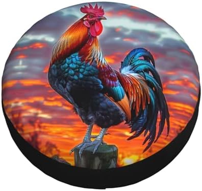 Rooster Spare Tire Cover Weatherproof Universal Wheel Protectors Wheel Covers - Image 3
