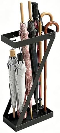 Umbrella Holder for Entryway, Metal Umbrella Storage Rack Ideal for Home Office by Unknown