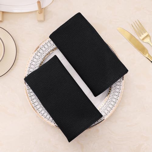 Homaxy 100% Cotton Waffle Weave Dish Cloths, 24 Pack - Image 4