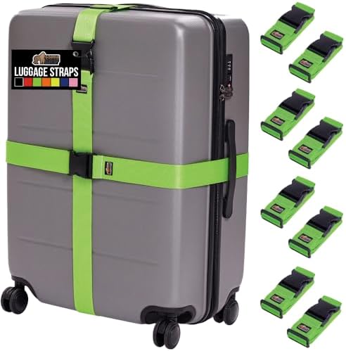 GORILLA GRIP Heavy Duty Luggage Straps by GorillaGrip