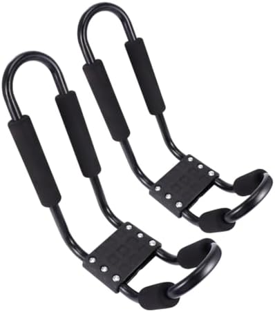 Heavy Duty Kayak Roof Rack for Canoe, 2 Pack Aluminum Foam Carrier by Happyyami