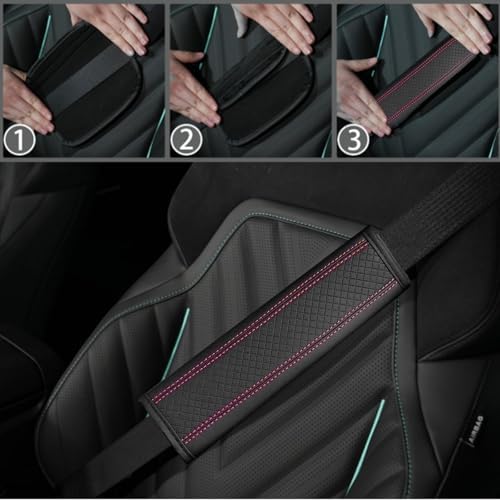 NBTEPEM 10 Pcs Car Floor Mats Full Set Car Accessories, Microfiber Leather - Image 7