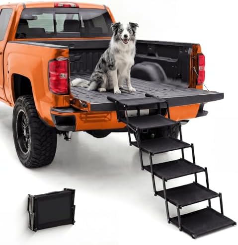 Oiilores Foldable Dog Stairs for Large Dogs by OiiloresComfyDoorMat