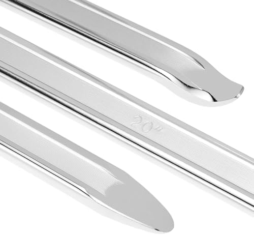 QWORK 20 Inch Tire Iron Set of 2, Professional Tire Spoons Lever Bar - Image 5