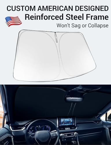 Proadsy Custom Fit 2025-2026 Acura ADX Windshield Sun Shade, Blocks Heat - Image 2