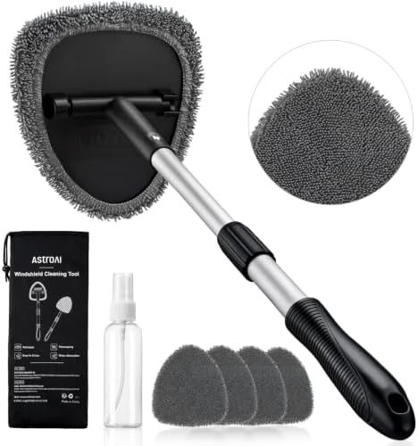 AstroAI 21" Extra-Long Windshield Cleaner Tool & Car Interior Detailing Kit by AstroAI