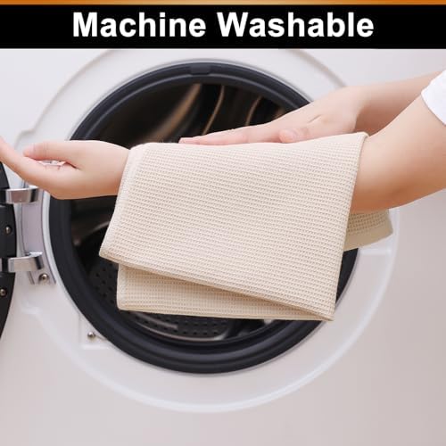 Homaxy 100% Cotton Waffle Weave Kitchen Towels, 4 Pack - Image 6