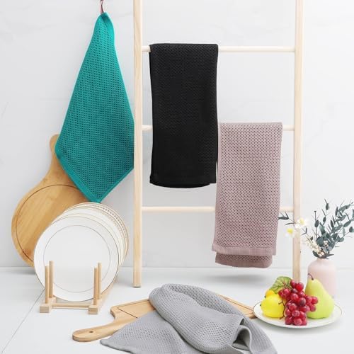 Homaxy 100% Cotton Waffle Weave Kitchen Dish Towels 24-Pack - Image 6
