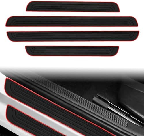 4 Pieces Universal Car Door Sill Protectors Anti Scratch and Waterproof Door by Unknown