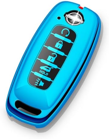 for Nissan Key Fob Cover 2026 2025 2024 2023 Car Key Case 5 Buttons Rogue by ZSPDACC