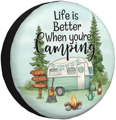 Adventure Spare Tire Cover Weatherproof Wheel Protectors Universal Wheel Covers by Unknown