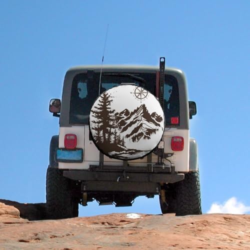 Camping Spare Tire Cover 12 Inch Mountains - Image 5