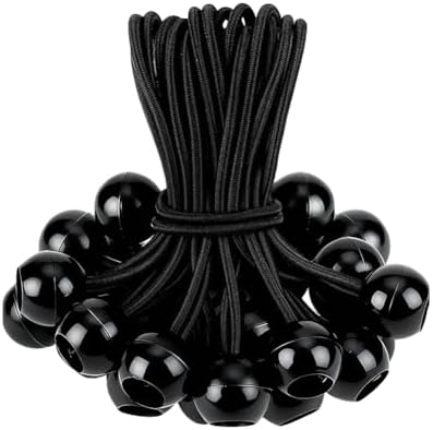 35 Pack Ball Bungee Cord, 6 Inch Bungee Cords by Unknown
