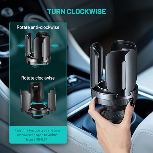 Car Cup Holder Expander Adapter This Hill All Purpose Cup Holder Expander - Image 4