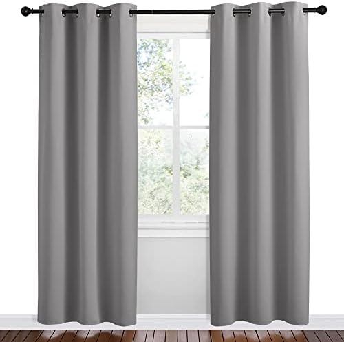 NICETOWN Thermal Insulated Grommet Blackout Curtains, 2 Panels, W42 x L78 -Inch - Image 2