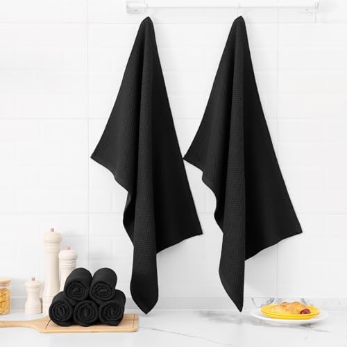 Kitinjoy 100% Cotton X‑Large 4-Pack Kitchen Towels - Image 6