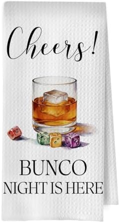 Bunco Bourbon Kitchen Towel by Unknown